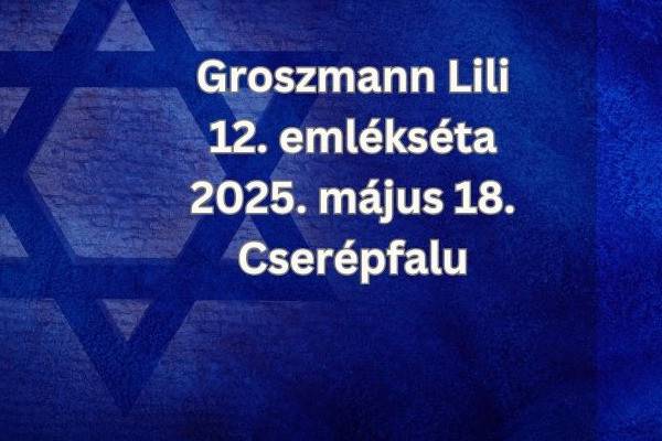 Groszmann Lili emlékséta: a cserépi zsidóság története